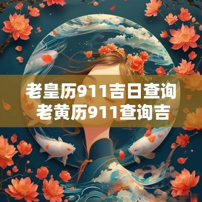 老皇历911吉日查询 老黄历911查询吉日