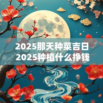 2025那天种菜吉日 2025种植什么挣钱