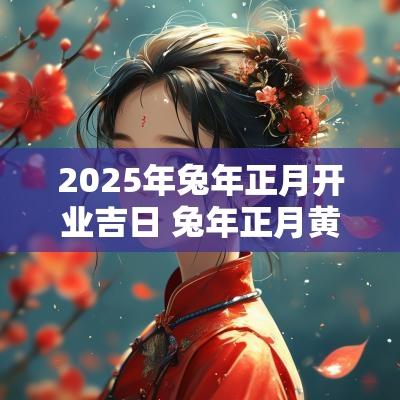 2025年蛇年正月开业吉日 蛇年正月黄道吉日