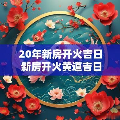 20年新房开火吉日 新房开火黄道吉日2025