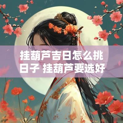 挂葫芦吉日怎么挑日子 挂葫芦要选好日子吗
