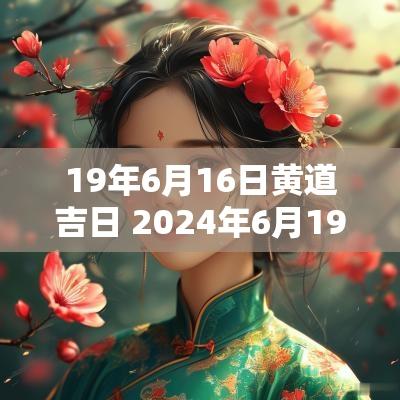 19年6月16日黄道吉日 2025年6月19黄道吉日一览表
