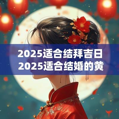 2025适合结拜吉日 2025适合结婚的黄道吉日有哪些