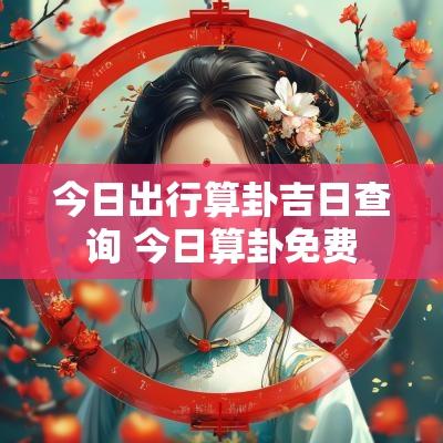 今日出行算卦吉日查询 今日算卦免费