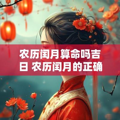 农历闰月算命吗吉日 农历闰月的正确说法