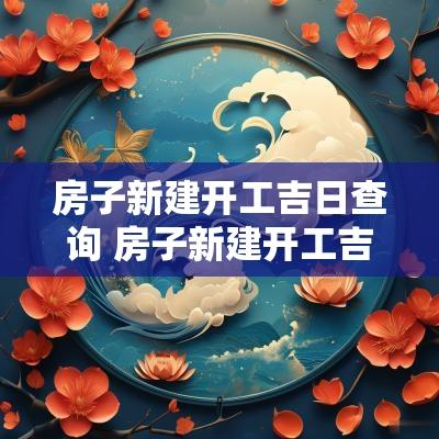 房子新建开工吉日查询 房子新建开工吉日查询表