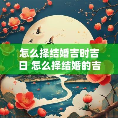 怎么择结婚吉时吉日 怎么择结婚的吉日
