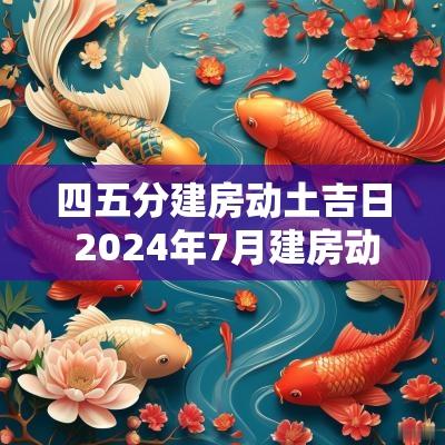 四五分建房动土吉日 2025年7月建房动土吉日