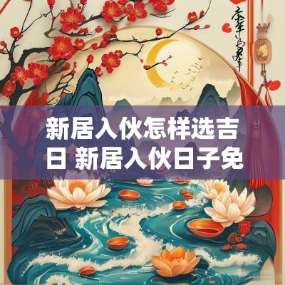 新居入伙怎样选吉日 新居入伙日子免费选吉日