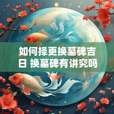 如何择更换墓碑吉日 换墓碑有讲究吗