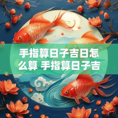 手指算日子吉日怎么算 手指算日子吉日图