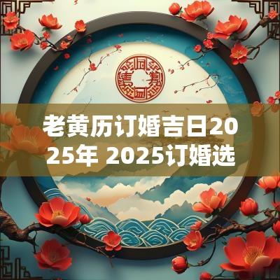老黄历订婚吉日2025年 2025订婚选日子老黄历