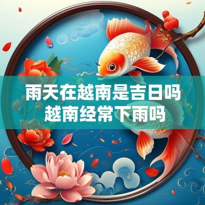 雨天在越南是吉日吗 越南经常下雨吗