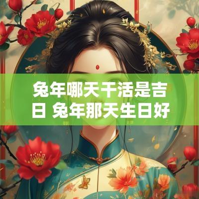 蛇年哪天干活是吉日 蛇年那天生日好