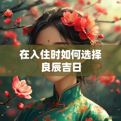 在入住时如何选择良辰吉日