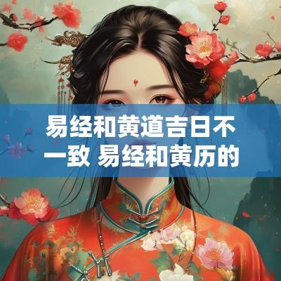 易经和黄道吉日不一致 易经和黄历的区别