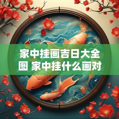 家中挂画吉日大全图 家中挂什么画对风水好
