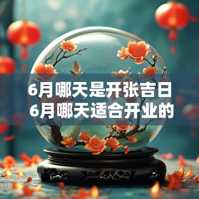 6月哪天是开张吉日 6月哪天适合开业的吉时