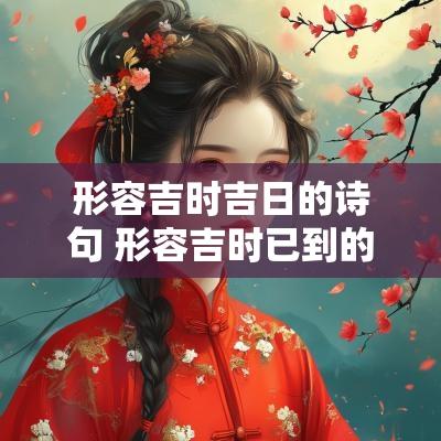 形容吉时吉日的诗句 形容吉时已到的名句