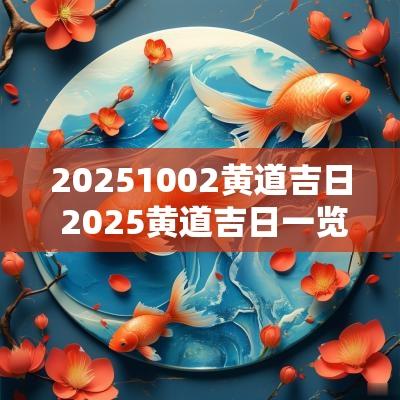 20251002黄道吉日 2025黄道吉日一览表