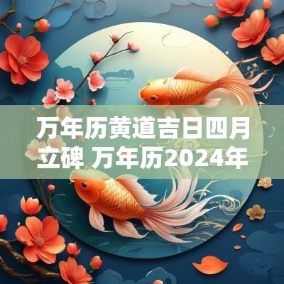 万年历黄道吉日四月立碑 万年历2026年4月份黄道吉日查询