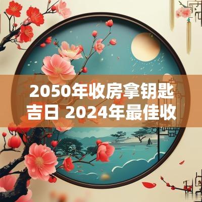 2050年收房拿钥匙吉日 2025年最佳收房领钥匙吉日