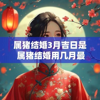 属猪结婚3月吉日是 属猪结婚用几月最好