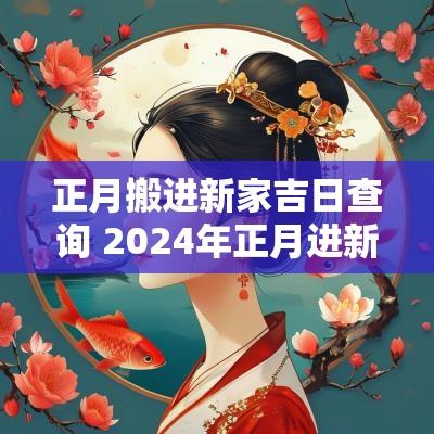 正月搬进新家吉日查询 2025年正月进新房最佳吉日