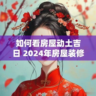 如何看房屋动土吉日 2025年房屋装修动土吉日查询