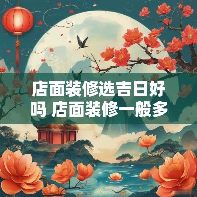 店面装修选吉日好吗 店面装修一般多少钱一平方