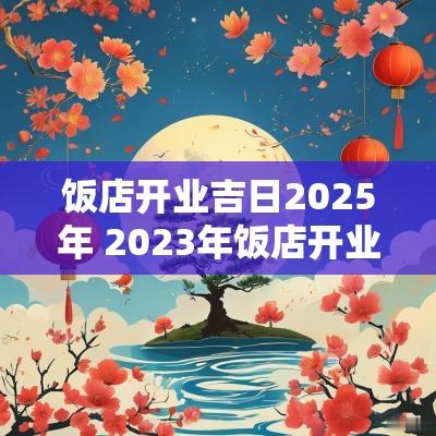 饭店开业吉日2025年 2025年饭店开业黄道吉日