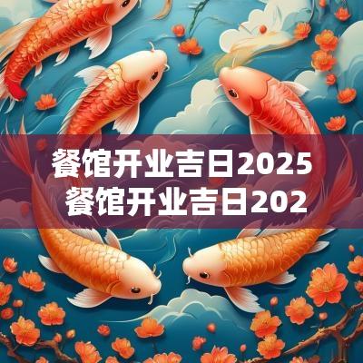 餐馆开业吉日2025 餐馆开业吉日2025年9月