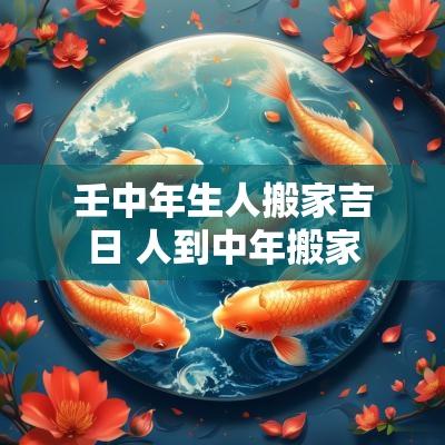 壬中年生人搬家吉日 人到中年搬家