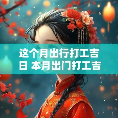这个月出行打工吉日 本月出门打工吉日
