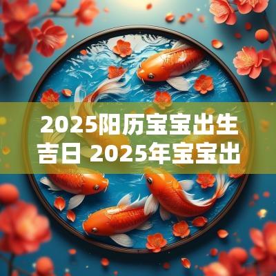 2025阳历宝宝出生吉日 2025年宝宝出生吉日