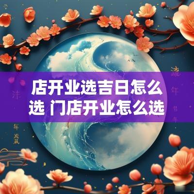 店开业选吉日怎么选 门店开业怎么选吉日