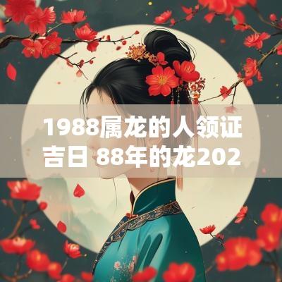 1988属龙的人领证吉日 88年的龙2025年结婚的好日子