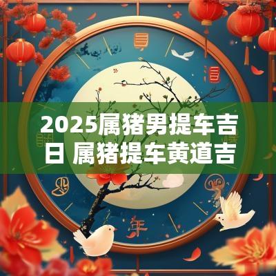 2025属猪男提车吉日 属猪提车黄道吉日
