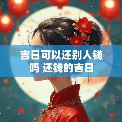 吉日可以还别人钱吗 还钱的吉日
