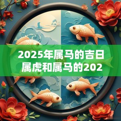 2025年属马的吉日 属虎和属马的2025年结婚吉日
