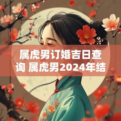属虎男订婚吉日查询 属虎男2025年结婚吉日有哪些