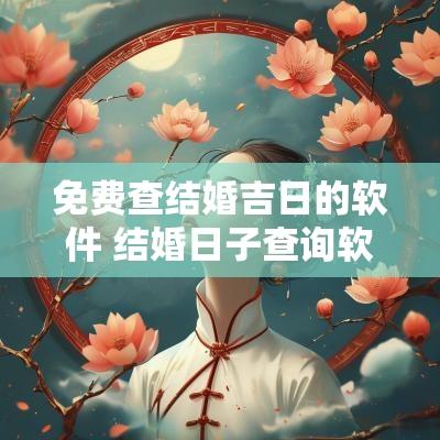 免费查结婚吉日的软件 结婚日子查询软件