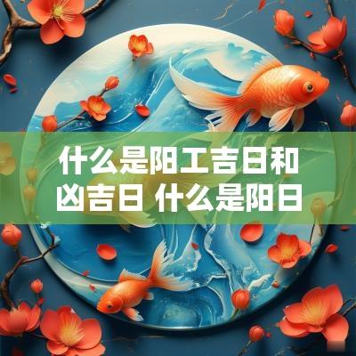 什么是阳工吉日和凶吉日 什么是阳日阴时