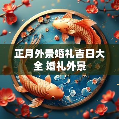 正月外景婚礼吉日大全 婚礼外景
