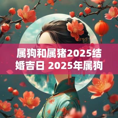 属狗和属猪2025结婚吉日 2025年属狗的结婚好吗