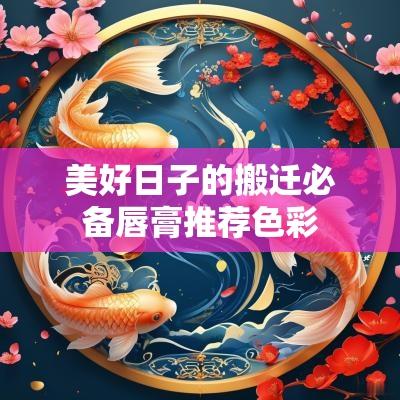 美好日子的搬迁必备唇膏推荐色彩