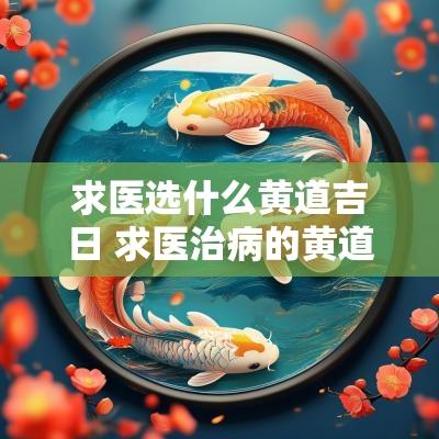 求医选什么黄道吉日 求医治病的黄道吉日