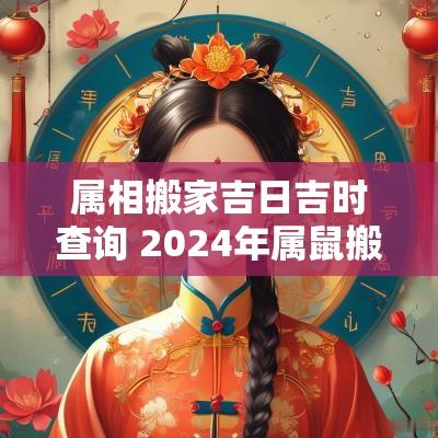 属相搬家吉日吉时查询 2025年属鼠搬家最佳时间