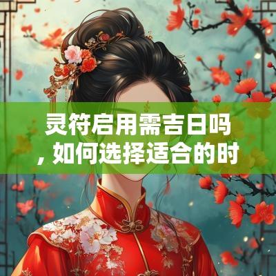灵符启用需吉日吗, 如何选择适合的时机