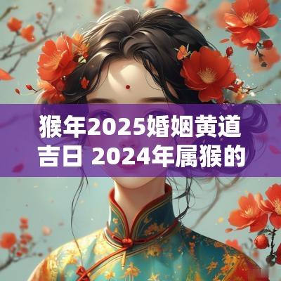猴年2025婚姻黄道吉日 2025年属猴的结婚黄道吉日